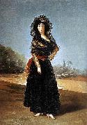 Francisco de Goya Portrait of the Duchess of Alba. Alternately known as The Black Duchess France oil painting artist